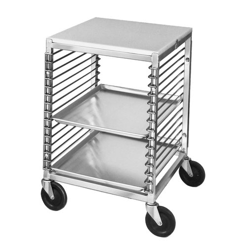 Channel Manufacturing 567/P 20.5" x 25" Aluminum Bun Pan Rack w/ Poly Top & 1.5" Spacing