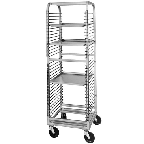 Channel Manufacturing 566N 20.5" x 25" x 68.5" Aluminum Bun Pan Rack w/ 1.5" Spacing