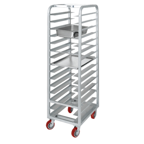 Channel Manufacturing AXD-UTR-14 21" x 26" Heavy-Duty Aluminum Food Pan Rack w/ 4" Spacing