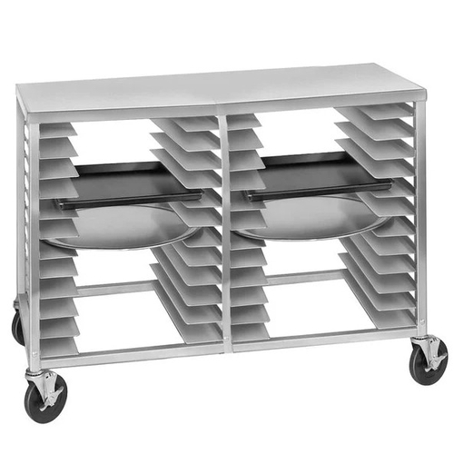 Channel Manufacturing PR-24 43"x 20"Aluminum Pizza Pan Rack w/ 2" Spacing & Aluminum Top