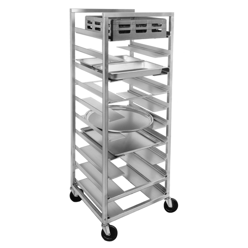 Channel Manufacturing UR-10 25.5" x 26" Welded Aluminum Pan Rack w/ 6" Spacing