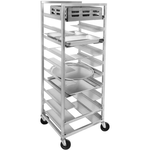Channel Manufacturing UR-12 25.5" x 26" Welded Aluminum Pan Rack w/ 5" Spacing