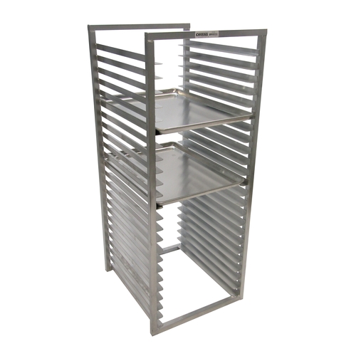 Channel Manufacturing RIR-24 20.5" x 23" Heavy-Duty Aluminum Bun Pan Rack w/ 2" Spacing