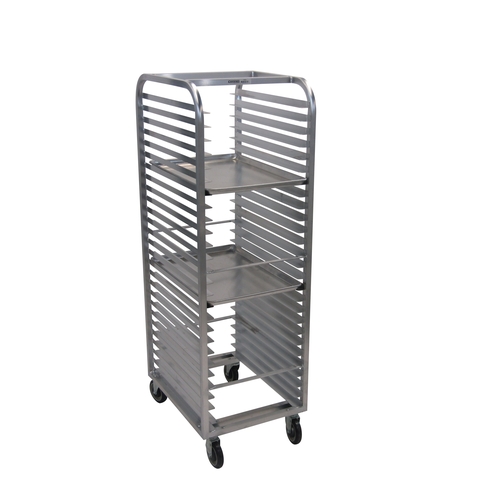 Channel Manufacturing WA02 20.5" x 26" Heavy-Duty Aluminum Bun Pan Rack w/ 2" Spacing