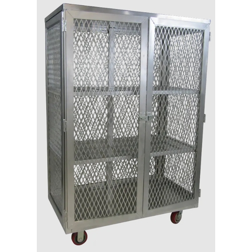 Channel Manufacturing CSC-2749 49" x 27" Welded Aluminum Security Cage w/ 3 Shelves
