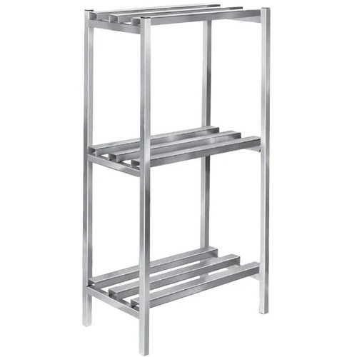 Channel Manufacturing DR2036-3 36"x 20" Welded Aluminum Dunnage Shelving Unit w/ 26"Spacing