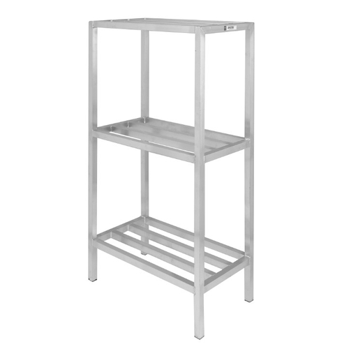 Channel Manufacturing DR2042-3 42"x 20" Welded Aluminum Dunnage Shelving Unit w/ 26"Spacing