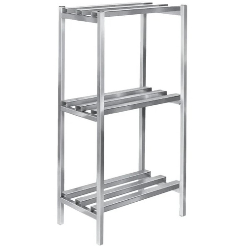 Channel Manufacturing DR2442-3 42"x 24" Welded Aluminum Dunnage Shelving Unit w/ 26"Spacing