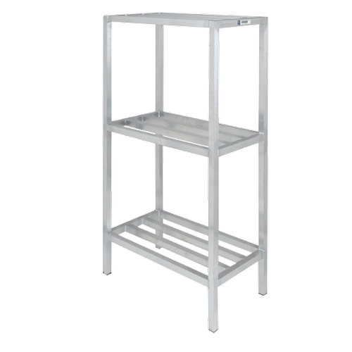 Channel Manufacturing ED2036-3 36"x 20" Welded Aluminum Dunnage Shelving Unit w/ 26"Spacing