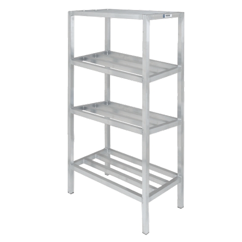 Channel Manufacturing ED2036-4 36"x20"Welded Aluminum Dunnage Shelving Unit w/ 16.5"Spacing