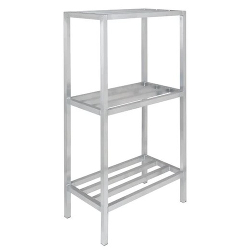 Channel Manufacturing ED2042-3 42"x 20" Welded Aluminum Dunnage Shelving Unit w/ 26"Spacing