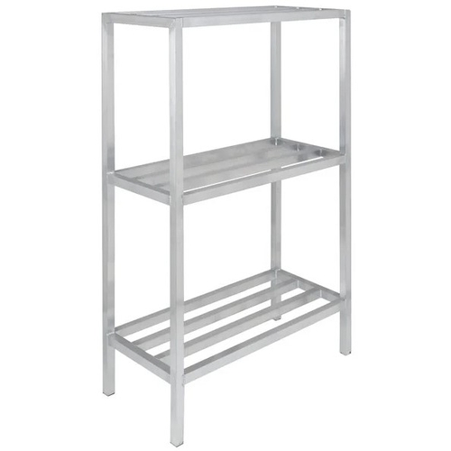 Channel Manufacturing ED2054-3 54"x 20" Welded Aluminum Dunnage Shelving Unit w/ 26"Spacing