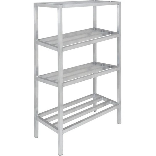 Channel Manufacturing ED2054-4 54"x20"Welded Aluminum Dunnage Shelving Unit w/ 16.5"Spacing