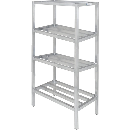 Channel Manufacturing ED2060-4 60"x20"Welded Aluminum Dunnage Shelving Unit w/ 16.5"Spacing