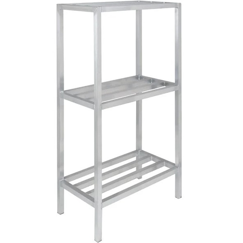 Channel Manufacturing ED2436-3 36"x 24" Welded Aluminum Dunnage Shelving Unit w/ 26"Spacing