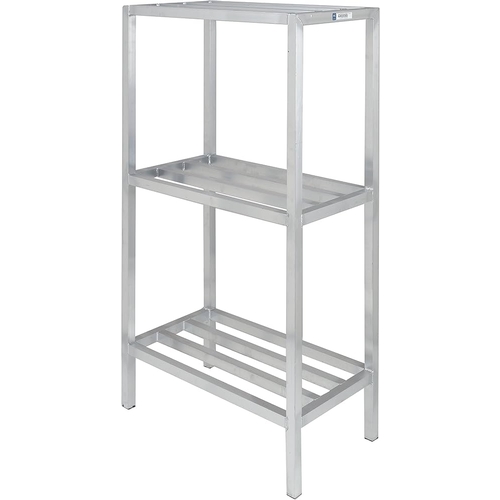 Channel Manufacturing ED2442-3 42"x 24" Welded Aluminum Dunnage Shelving Unit w/ 26"Spacing