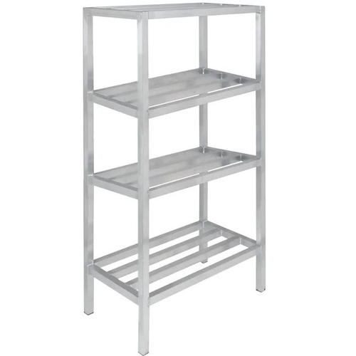 Channel Manufacturing ED2442-4 42"x24"Welded Aluminum Dunnage Shelving Unit w/ 16.5"Spacing