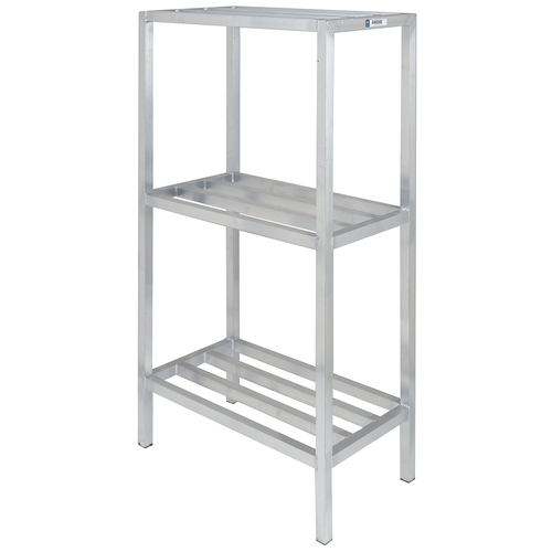 Channel Manufacturing ED2454-3 54"x 24" Welded Aluminum Dunnage Shelving Unit w/ 26"Spacing