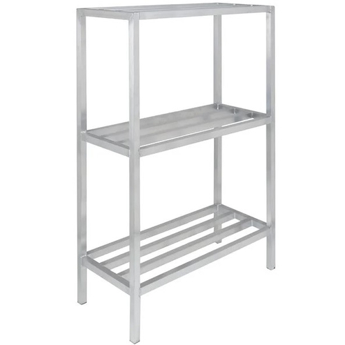 Channel Manufacturing ED2460-3 60"x 24" Welded Aluminum Dunnage Shelving Unit w/ 26"Spacing