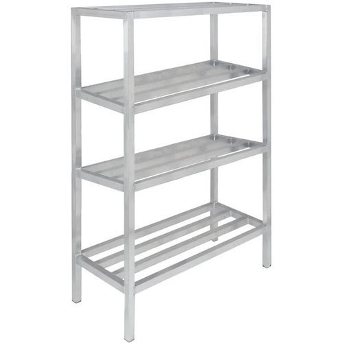 Channel Manufacturing ED2460-4 60"x 24" Welded Aluminum Dunnage Shelving Unit w/ 26"Spacing