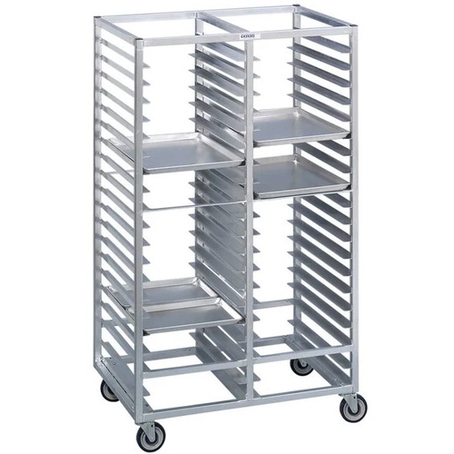 Channel Manufacturing 424A 41" x 26" x 70" Aluminum Double Tray Rack w/ 6" Spacing