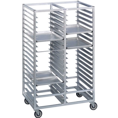 Channel Manufacturing 424A6 41" x 26" x 64" Aluminum Double Tray Rack w/ 6" Spacing