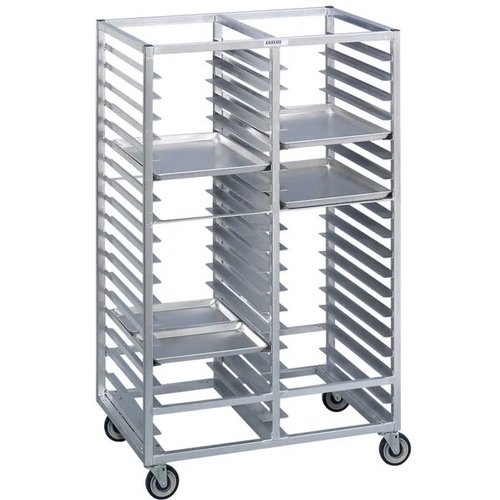 Channel Manufacturing 457A6 41" x 30" x 64" Aluminum Double Tray Rack w/ 3" Spacing