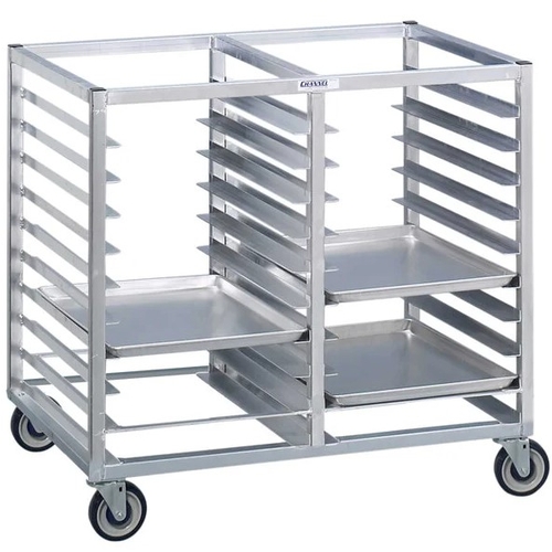 Channel Manufacturing 459A3 41" x 30" x 36" Aluminum Double Tray Rack w/ 5" Spacing