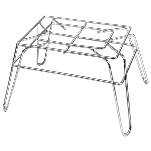 Channel Manufacturing WDS-1410 14" x 8" Chrome Plated Bus Bin Display Rack