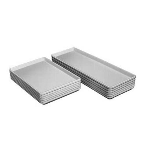 Channel Manufacturing D1826-W 18" x 26" White Plastic Bakery Display Tray - 1 Doz