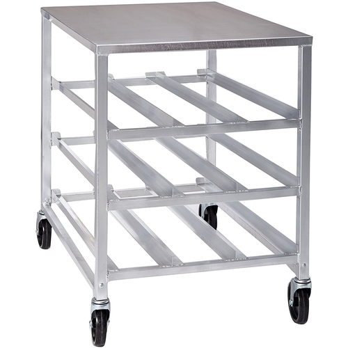 Channel Manufacturing CSR-3MA 25.75"x35.25" Aluminum Mobile Can Storage Rack w/ Countertop