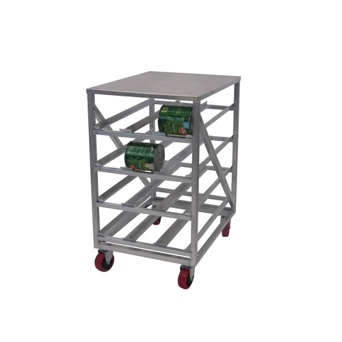 Channel Manufacturing CSR-44MA 25.75" x 35.25" Heavy-Duty Aluminum Mobile Can Rack 