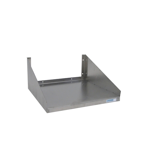 Channel Manufacturing MWS2424 24" x 24" Stainless Steel Microwave Wall Shelf