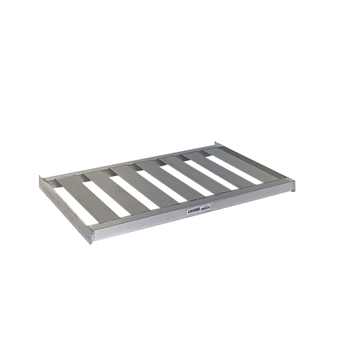 Channel Manufacturing BC2436 36"x 24" Aluminum T-Bar Cantilever Shelf w/ 2 Cross Supports