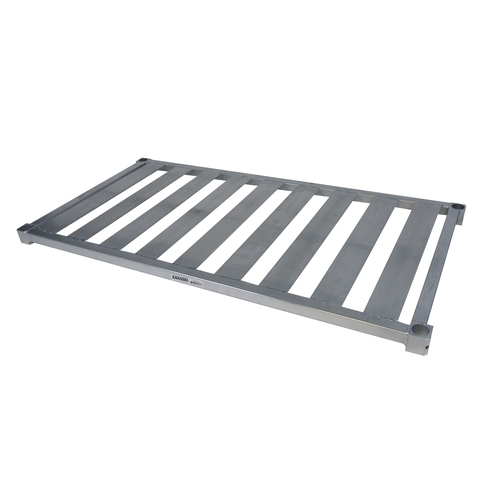 Channel Manufacturing EC2054 54" x 20" Aluminum E-Channel Shelf w/ 2 Cross Supports