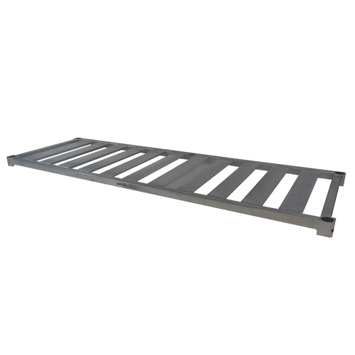 Channel Manufacturing BA2054 54"x 20" Aluminum Adjustable T-Bar Shelf w/ 2 Cross Supports
