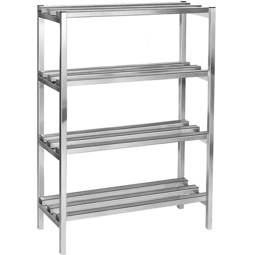 Channel Manufacturing TA2448-4-KIT 48"x 24" x 2" Aluminum Adjustable Tubular Shelving Kit
