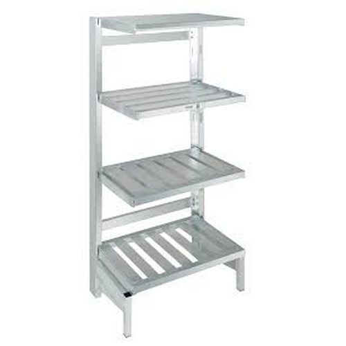 Channel Manufacturing CSU-TT2448-4-KIT 48"x 24" x 72" Aluminum Cantilever Tubular Shelving Kit