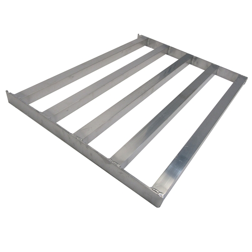 Channel Manufacturing TT2448 48"x 24" x 2" Aluminum Cantilever Tubular Shelf