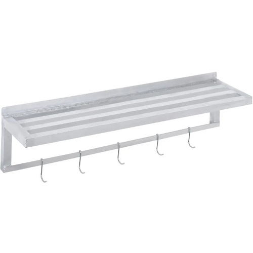 Channel Manufacturing TWS1248/PH 48" x 12" Welded Aluminum Tubular Wall Shelf