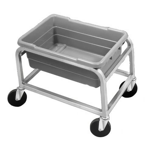 Channel Manufacturing 501LS 19" x 26" Welded Stainless Steel Mobile Bus Bin Cart