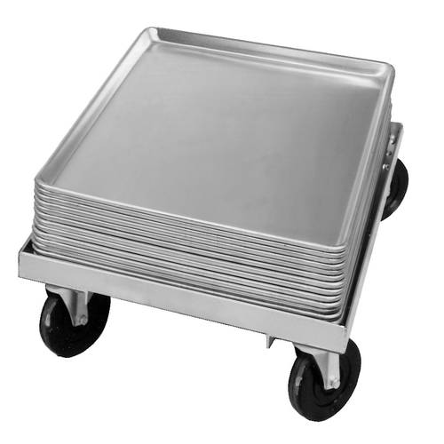 Channel Manufacturing BPD 18.75" x 26.5" Aluminum Bun Pan/Dough Box Dolly