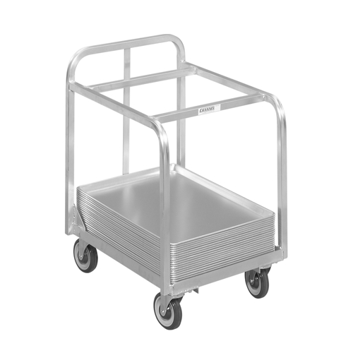 Channel Manufacturing BPT-2TP 20.5" x 27.5" Aluminum Bun Pan/Dough Box Dolly 