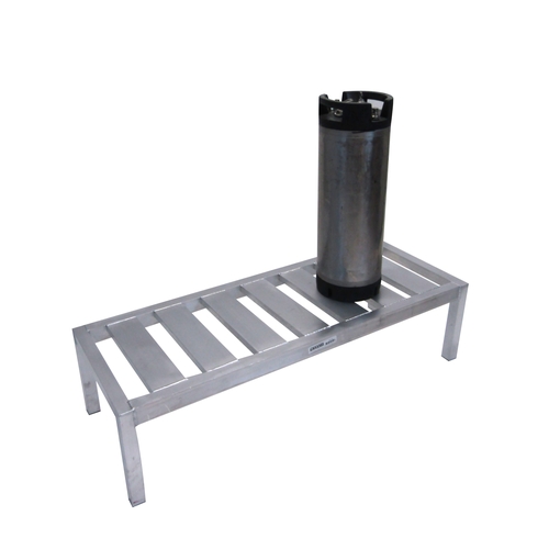 Channel Manufacturing KDR148 48" x 18" x 12" Aluminum Keg Dunnage Rack