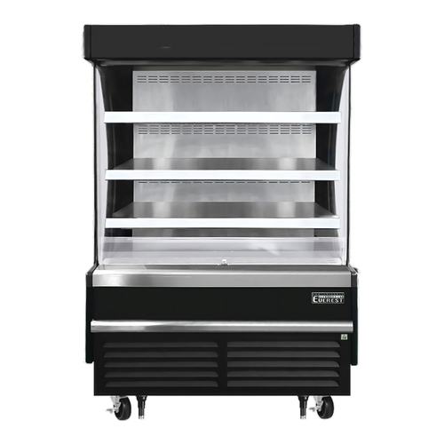Everest Refrigeration EOMV-48-B-28-S 48" Wide Open Display Merchandiser Refrigerator