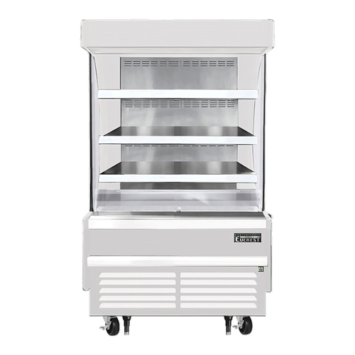 Everest Refrigeration EOMV-36-W-28-S 37.25" Wide Open Display Merchandiser Refrigerator