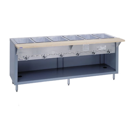 Duke Manufacturing G-2-CBSS Thermaduke (2) Dry Heat Well Gas Steam Table Unit