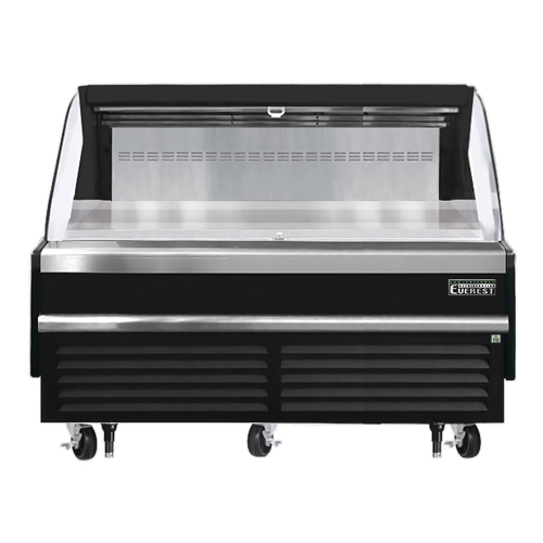 Everest Refrigeration EOMH-72-B-35-S 73.25" Wide Open Display Merchandiser Refrigerator