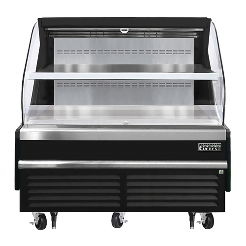 Everest Refrigeration EOMH-60-B-35-T 60" Wide Open Display Merchandiser Refrigerator