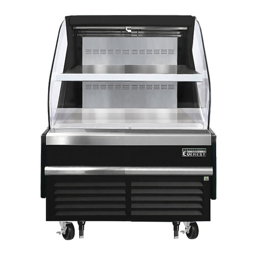 Everest Refrigeration EOMH-36-B-35-T 37.25" Wide Open Display Merchandiser Refrigerator
